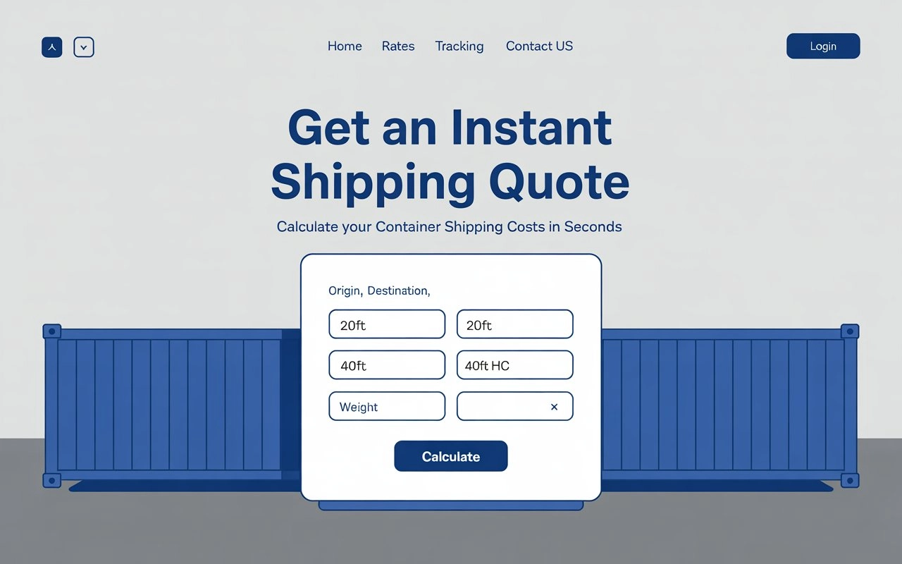 container shipping calculator